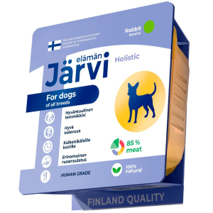 Jarvi для собак всех пород с кроликом, мясной паштет,100г